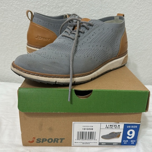 Jambu & Co J Sport Gray and Tan Lace Up Casual Shoes Size 9 - Picture 12 of 14